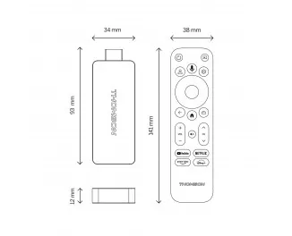 Медіаплеєр Thomson Streaming Stick 4K UHD 140G