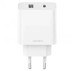 Мережевий зарядний пристрій Xiaomi CUKTECH A19 EU 30W Charger (Type-A + Type-C) White