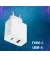Мережевий зарядний пристрій Xiaomi CUKTECH A19 EU 30W Charger (Type-A + Type-C) White