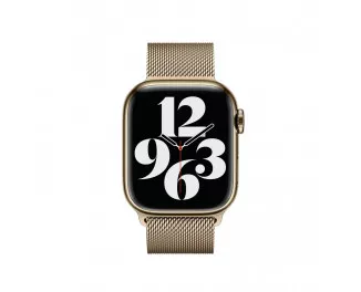 Металевий ремінець для Apple Watch 38/40/41 mm Apple Milanese Loop Gold (ML733)