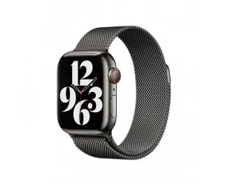 Металлический ремешок для Apple Watch 42/44/45 mm Apple Milanese Graphite (ML743)