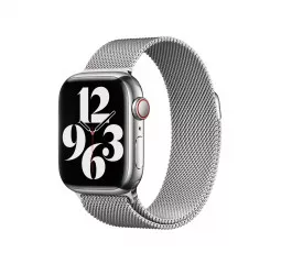 Металлический ремешок для Apple Watch 42/44/45 mm Apple Milanese Loop Silver (ML783)