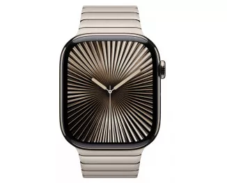 Металевий ремінець для Apple Watch 44/45/46 mm Apple Link Bracelet Natural (MXMF3)