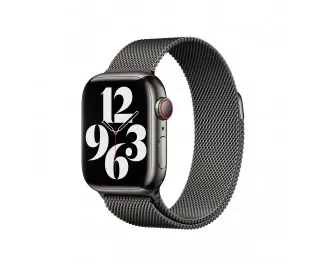 Металлический ремешок для Apple Watch 44/45/46 mm Apple Milanese Graphite (ML743)