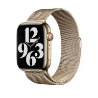 Металлический ремешок для Apple Watch 44/45/46 mm Apple Milanese Loop Gold (ML763)