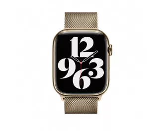 Металлический ремешок для Apple Watch 44/45/46 mm Apple Milanese Loop Gold (ML763)