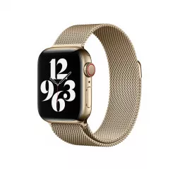 Металлический ремешок для Apple Watch 44/45/46 mm Apple Milanese Loop Gold (MTJP3)