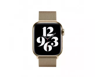 Металлический ремешок для Apple Watch 44/45/46 mm Apple Milanese Loop Gold (MTJP3)