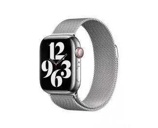 Металлический ремешок для Apple Watch 44/45/46 mm Apple Milanese Loop Silver (ML783)