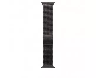 Металевий ремінець для Apple Watch Ultra 49mm Apple Milanese Loop Black Titanium - Large (MGHU4, MXKH3)