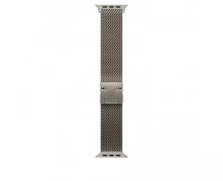 Металлический ремешок для Apple Watch Ultra 49mm Apple Milanese Loop Natural Titanium - Large (MXKE3)