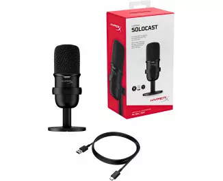 Микрофон HyperX SoloCast Black (HMIS1X-XX-BK/G)
