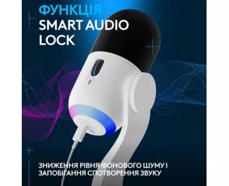 Микрофон Logitech Yeti GX Dynamic RGB Off White (988-000576)