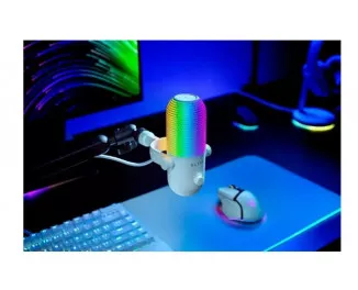 Микрофон Razer Seiren V3 Chroma White (RZ19-05060200-R3M1)