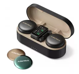 Мікрофонна радіосистема AnkerWork M650 (2 TX + 1 RX) Combo Black