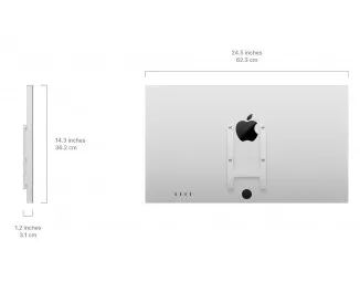 Монітор Apple Studio Display with VESA Mount Adapter (Nano-Texture Glass) (MMYX3)