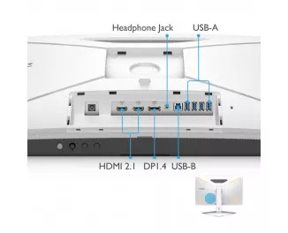 Монитор BenQ EX2710U White (9H.LKTLA.TBE)