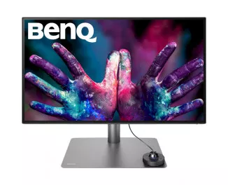 Монитор BenQ PD2725U Dark Grey (9H.LJXLA.TBE)