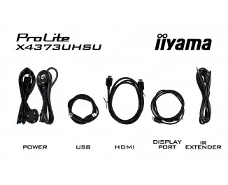 Монітор Iiyama ProLite X4373UHSU-B1