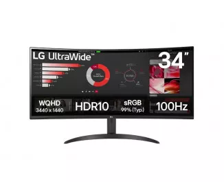 Монитор LG UltraWide 34WR50QK-B