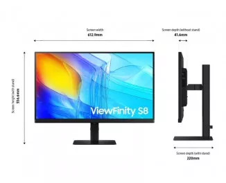 Монитор Samsung ViewFinity S8 S80D (LS27D800EAUXEN)