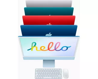 Моноблок Apple iMac 24 M1 Blue 2021 (MJV93)
