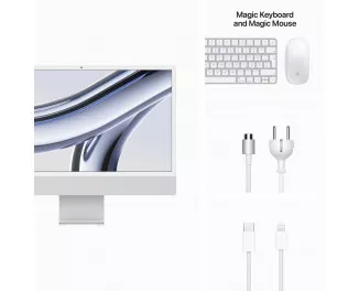 Моноблок Apple iMac 24 M3 16/256GB Silver (Z1950001Z)
