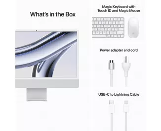 Моноблок Apple iMac 24 M3 8/512GB Silver (MQRK3)