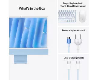 Моноблок Apple iMac 24 M4 2024 16/1TB Blue (Z1EQ0007N)