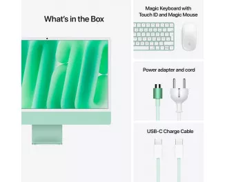 Моноблок Apple iMac 24 M4 2024 16/512GB Green (MWV03)