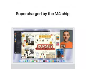 Моноблок Apple iMac 24 M4 2024 24/1TB Silver with Nano-texture Glass (Z1EJ000D1)