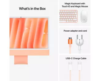 Моноблок Apple iMac 24 M4 2024 24/512GB Orange (MD2W4)