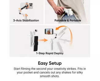 Монопод-стабілізатор Insta360 Flow 2 Pro Gray (CINSABQB-G)