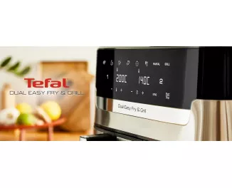 Мультипечь (аэрофритюрница) Tefal Dual Easy Fry & Grill Air Fryer EY905D10