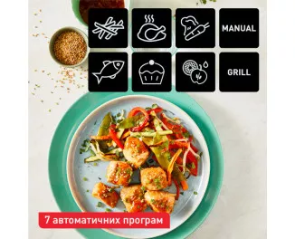 Мультипечь (аэрофритюрница) Tefal Dual Easy Fry & Grill AirFryer EY905B10