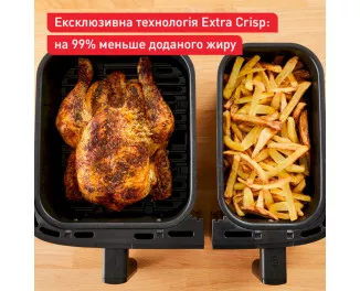 Мультипечь (аэрофритюрница) Tefal Dual Easy Fry & Grill AirFryer EY905B10