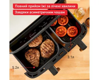 Мультипечь (аэрофритюрница) Tefal Dual Easy Fry & Grill AirFryer EY905B10