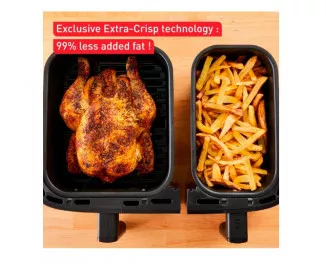 Мультипечь (аэрофритюрница) Tefal Dual Easy Fry EY9018