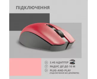 Мышь беспроводная 2E MF2030 Rechargeable WL Red (2E-MF2030WR)