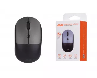 Мышь беспроводная 2E MF218 Silent WL Black/Gray (2E-MF218WBG)