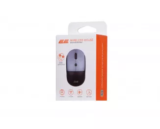 Мышь беспроводная 2E MF218 Silent WL Black/Gray (2E-MF218WBG)