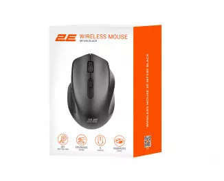 Мышь беспроводная 2E MF240 Silent WL Black (2E-MF240WB)