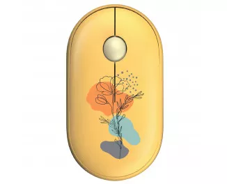 Мышь беспроводная 2E MF300 Flora Silent WL BT Poppy Yellow (2E-MF300WFLORAYW)