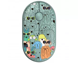 Миша бездротова 2E MF300 Pets Silent WL BT Dogs Green (2E-MF300WPETSGN)