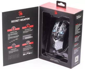 Мышь беспроводная A4Tech Bloody R80 Plus Skull