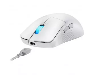 Мышь беспроводная ASUS ROG Harpe Ace Mini Wireless/Bluetooth/USB White (90MP03Z0-BMUA10)