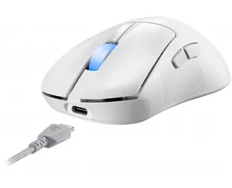 Мышь беспроводная ASUS ROG Keris II WL ACE Wireless/Bluetooth/USB White (90MP03N0-BMUA10)