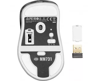 Мышь беспроводная CoolerMaster MM731 Wireless White/Gray (MM-731-WWOH1)
