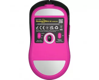 Мышь беспроводная Hator Quasar 2 Ultra 4K Wireless Black/Pink (HTM570BP)