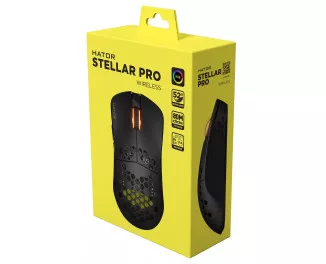 Мышь беспроводная Hator Stellar PRO Wireless Black (HTM-550)